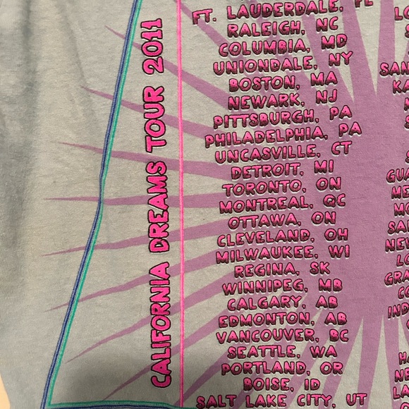 Size small blue cropped Katy Perry t-shirt - Picture 4 of 4